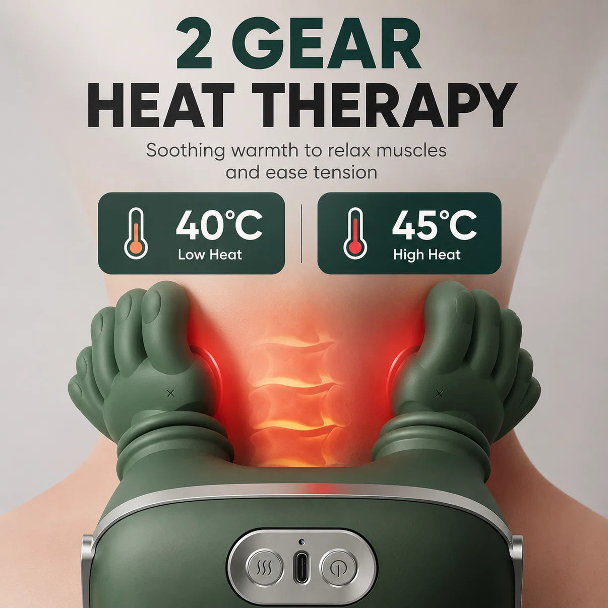 Turtiva Premium Heated Neck Massager